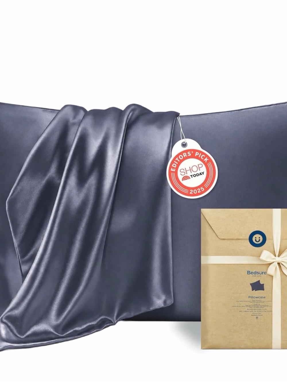 Satin Pillowcase - Blue Granite